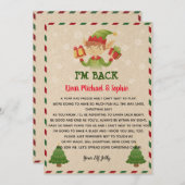 エルフの手紙テンプレート 招待状 (正面/裏面)