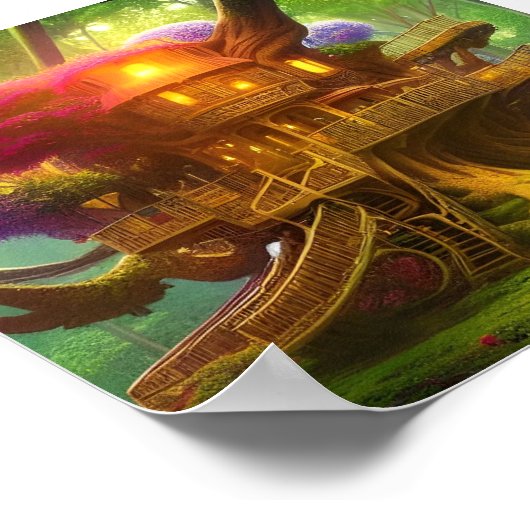 エルフの森で ポスター (角)