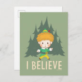 エルフの相棒 私は信じる シーズンポストカード (正面/裏面)