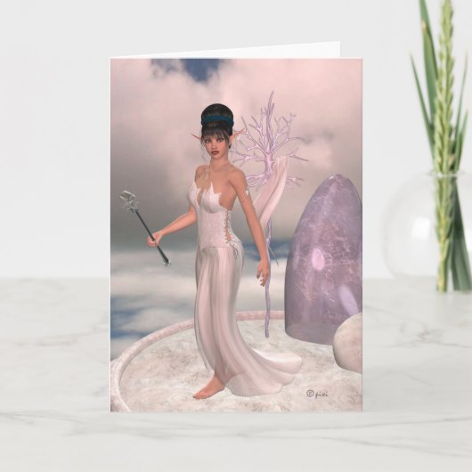 エルフの空 – グリーティングカード (正面)