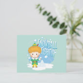 エルフの雪玉バトル！ シーズンポストカード (スタンド正面)