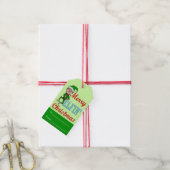 エルフィおもしろいンメリークリスマスべハンバグホリデー ギフトタグ (より糸付き)