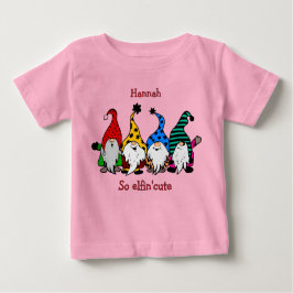 エルフィンのかわいい幼児のTシャツ ベビーTシャツ