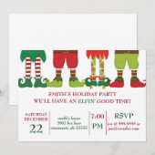 エルフィンホリデーパーティーのご招待 招待状 (正面/裏面)