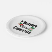 エルフィンメリーのクリスマス ペーパープレート (アングル)