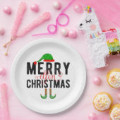 エルフィンメリークリスマス ペーパープレート (パーティー)