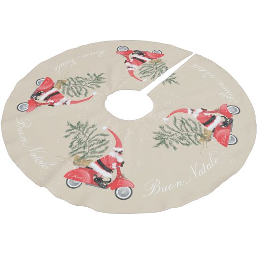 エルフィン・サンタクロースのスクーター ブラッシュドポリエステルツリースカート (アングル)