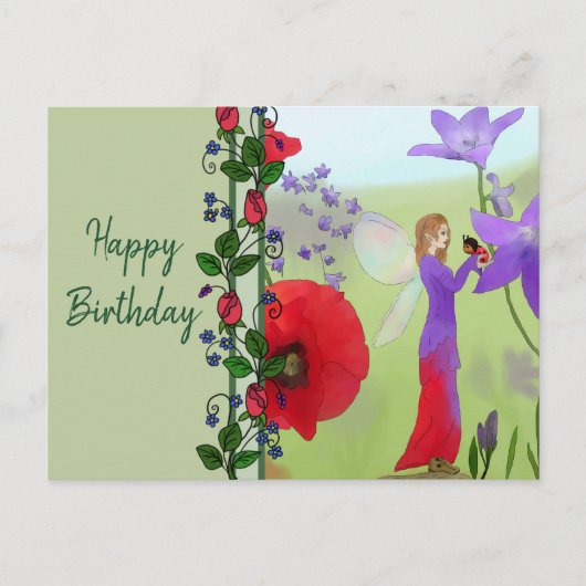 エルフェイムブルーメンビート ポストカード (正面)