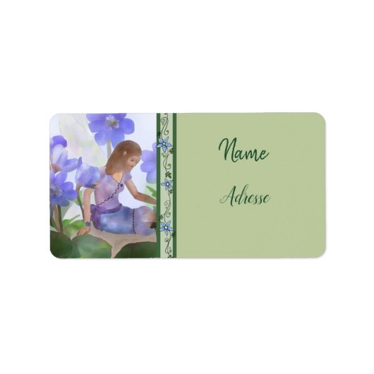 エルフェイムブルーメンベエアドレスソーフクレバー ラベル (正面)