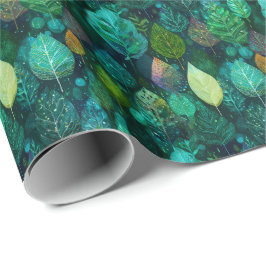 エルフエレガントェンリーフD&D自然 ラッピングペーパー