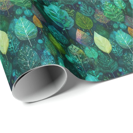 エルフエレガントェンリーフD&D自然 ラッピングペーパー (ロールコーナー)