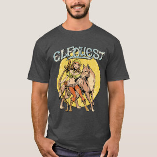 エルフクエスト ヴィンテージ ナイトフォール ダストレス ギフト ファミリー Tシャツ