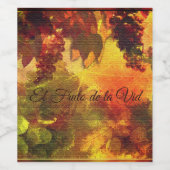 エルフルトドゥラヴィデ ワインラベル (シングルラベル)