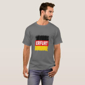 エルフルト – ドイツ国旗 Tシャツ (正面フル)