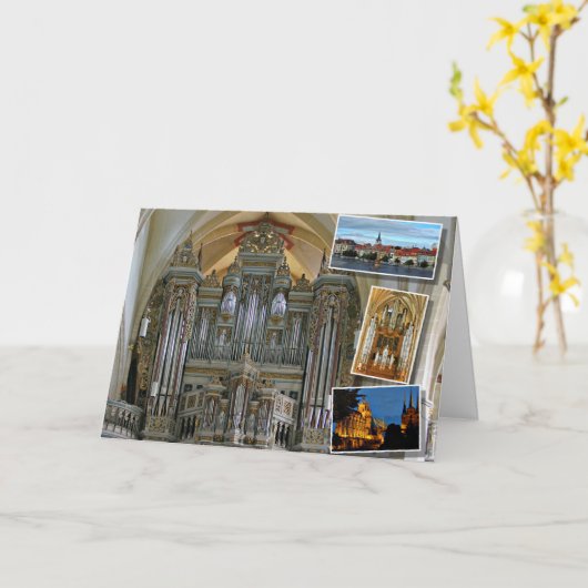 エルフルトPrediger教会器官 カード (黄色い花)