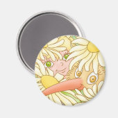 エルフルーダとキウイはデイジー磁石 マグネット (正面/裏面)