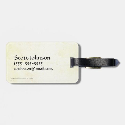 エルフ兵器 ラゲッジタグ (裏面横)