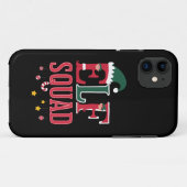 エルフ家族のクリスマスマッチングパジャマ エルフチーム Case-Mate iPhoneケース (裏面(横))