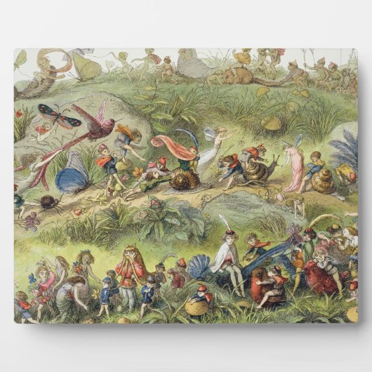 エルフ王の勝利行進の挿絵 フォトプラーク (正面)