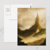 エルフ王国ファンタジー絵葉書 ポストカード (正面/裏面)