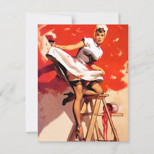 エルフ絵を描グレンは赤 シーズンカード (正面)