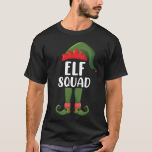 エルフ部隊 面白い家族 おそろい クリスマス Tシャツ