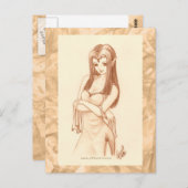 エルフ（アニメスタイル） ポストカード (正面/裏面)