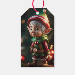 エルフ クリスマス ギフトタグ