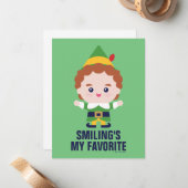 エルフ ザ ムービー | かわいい相棒 ノートカード (正面/裏面インサイチュ)