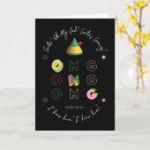 エルフ・ザ・ムービー | サンタオーマイゴッド カード (黄色い花)