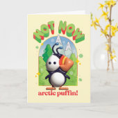 エルフ ザ ムービー | 今はダメ、アークティックパフィン！ カード (黄色い花)