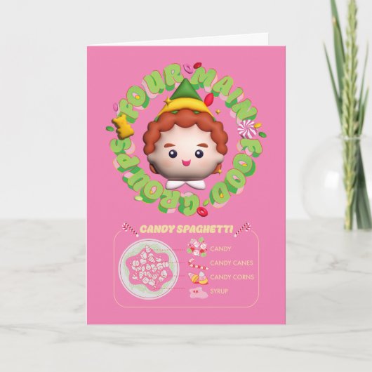 エルフ ザ ムービー | 4つの主な食品グループ カード (正面)