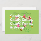 エルフ ザ ムービー | 4つの主な食品グループ ノートカード (正面/裏面)