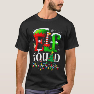 エルフ・スクワッド クリスマス ファミリーマッチングパジャマ エルフ ボー Tシャツ