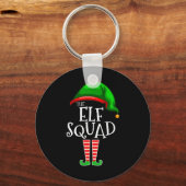 エルフ・スコード家族おそろいクリスマス キーホルダー (正面)