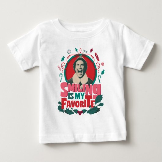 エルフ - 笑うのが大好き ベビーTシャツ (正面)
