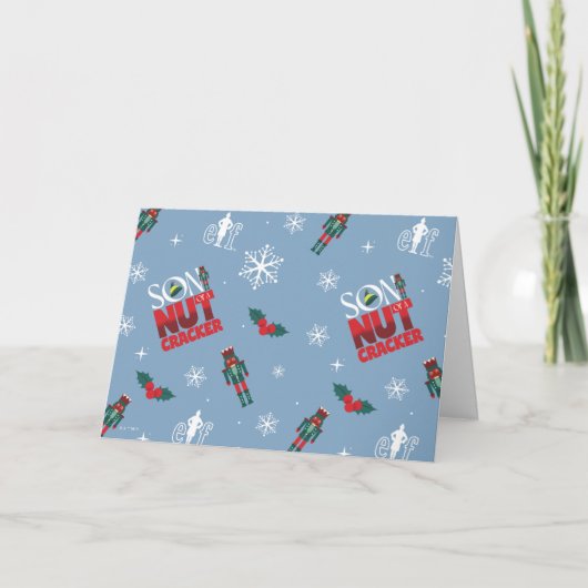エルフ「Son of a Nutcracker」冬のパターン シーズンカード (正面)