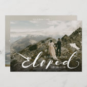 エルプドマリッジポストお祝いパーティー招待状 招待状 (正面/裏面)