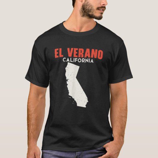 エルベラノカリフォルニアUSA州アメリカトラベルカリ Tシャツ (正面)