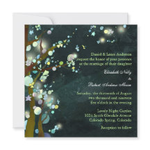 エルベンフォレストツ素朴リー結婚式招待状