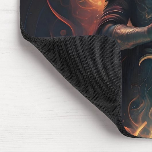 エルベン魔法:魔法の剣を持つ騎士 マウスパッド (コーナー)