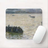 エルベ川で家に戻っている造船所の労働者 マウスパッド (マウス)