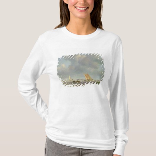 エルベ川、c.1830の新しい微風 tシャツ (正面)