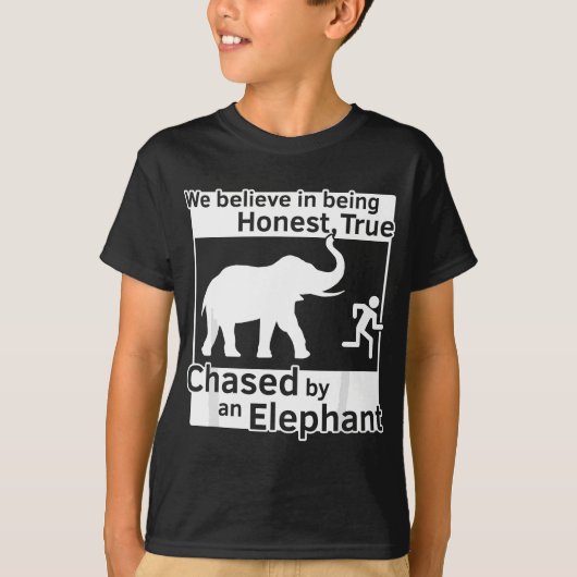 エルペに追おもしろいわれた信仰の第13条 Tシャツ (正面)