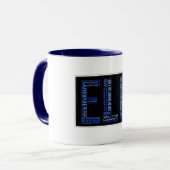 エルボの先生のマグ マグカップ (正面左)