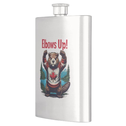 エルボアップカナダ フラスク (左)