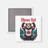 エルボアップカナダ マグネット (正面/裏面)