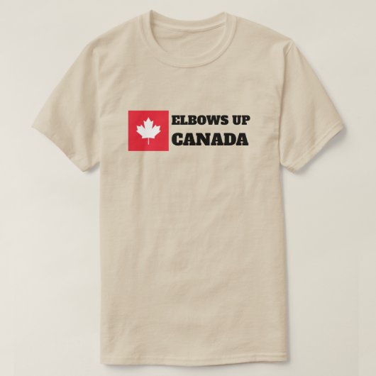 エルボアップカナダ Tシャツ (デザイン正面)