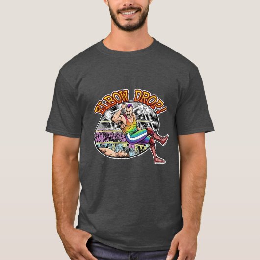 エルボードロップ! Tシャツ (正面)