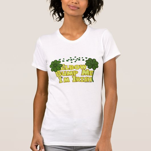 エルボーバンプアイリッシュSaint patricks dayシャーロック Tシャツ (正面)